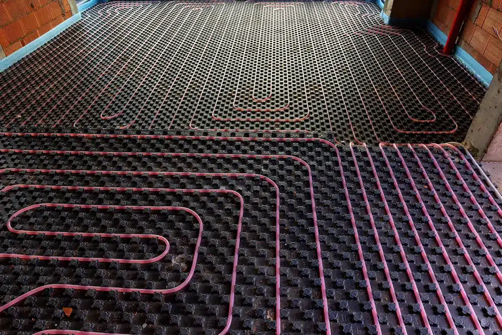 Radiant in floor heating